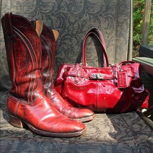 SOLD...Authentic Vintage Men’s Lucchese Boot.